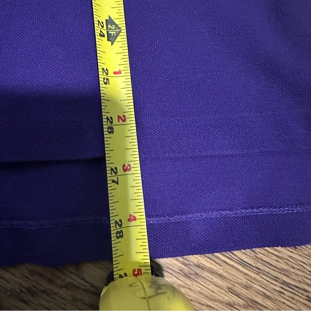 Polo Ralph Lauren Purple Polo Shirt Yellow Logo big pony short sleeve medium